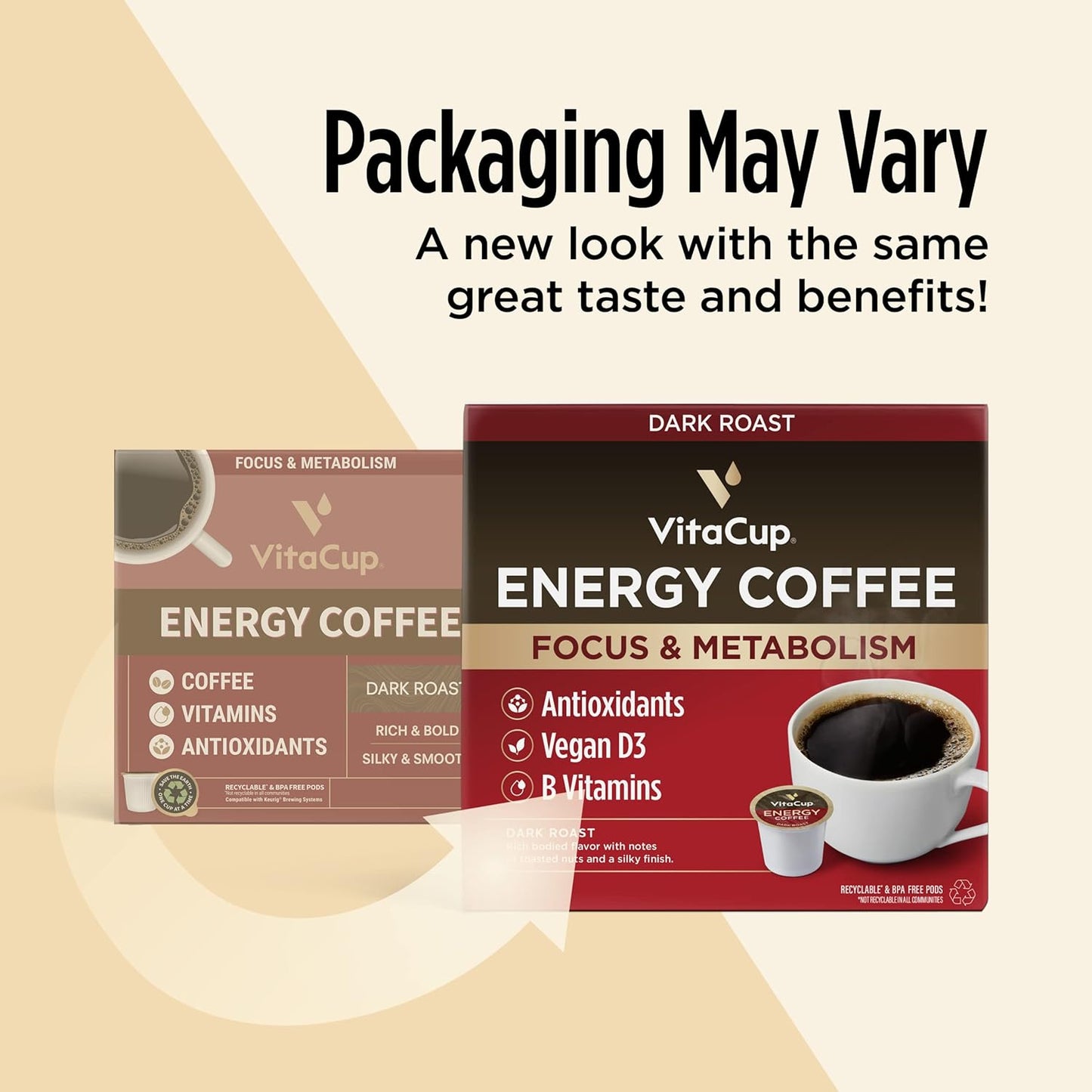 Slim Organic Coffee Pods with Diet Support  Bold Flavor