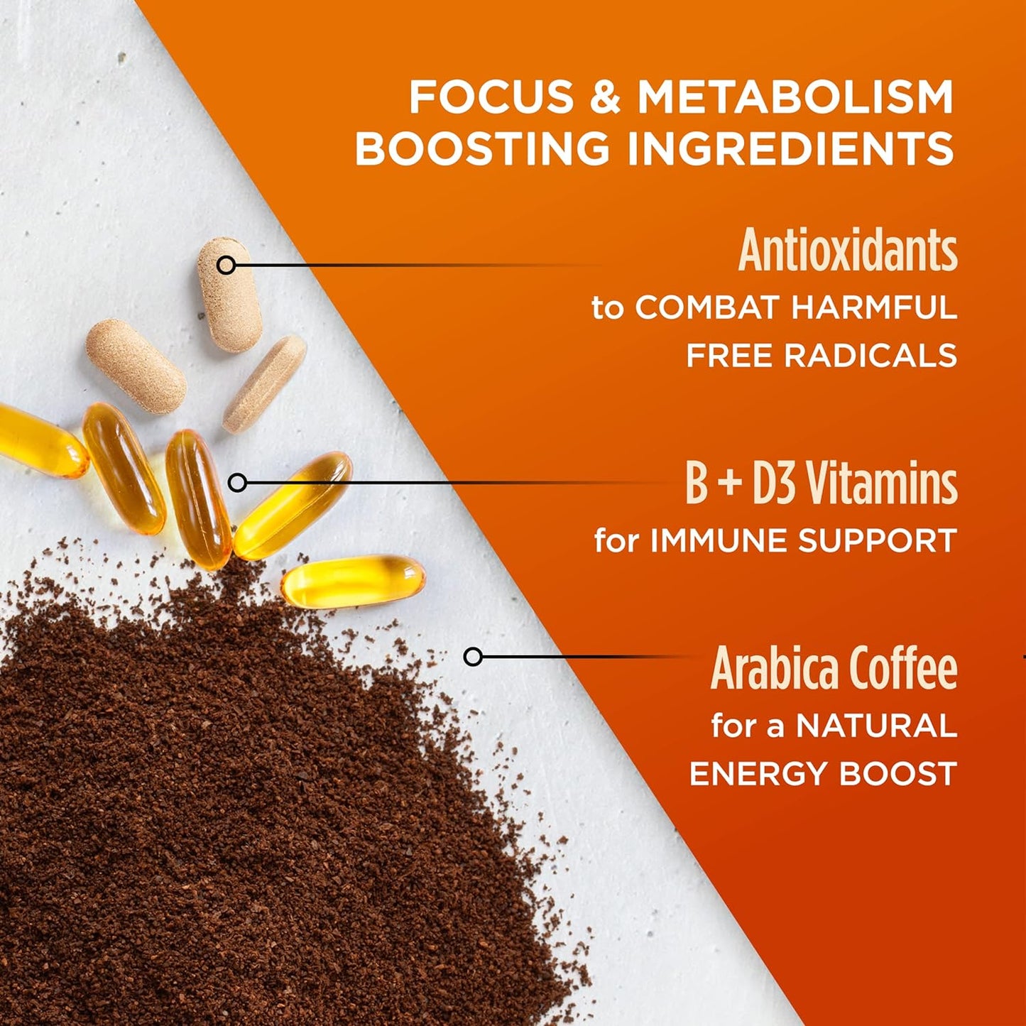 Slim Organic Coffee Pods with Diet Support  Bold Flavor