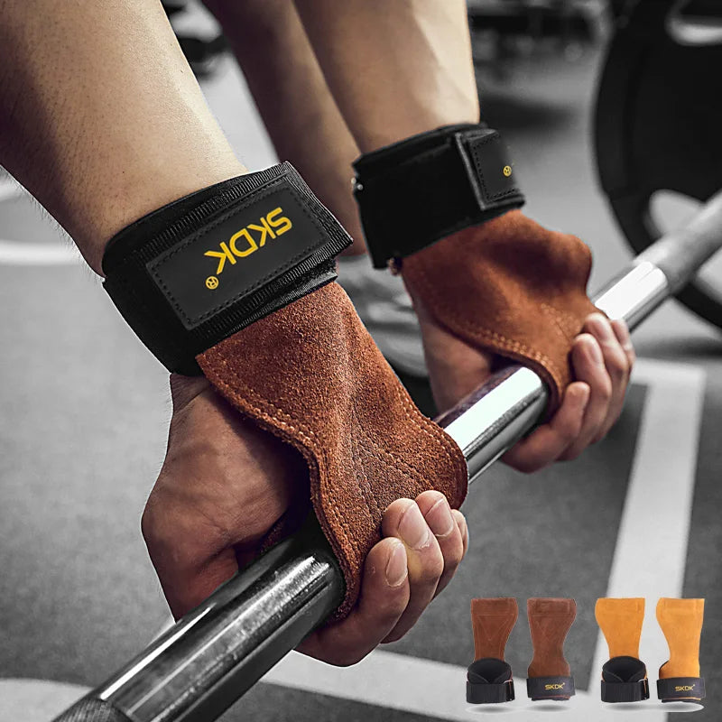 Iron Edge Cowhide Gym Grips For Men Women