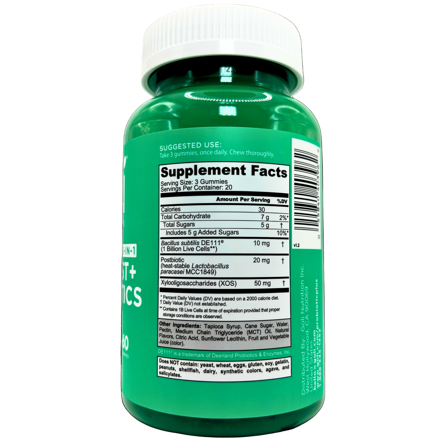 Goli Nutrition – Probiotics Gummies (60 Count)